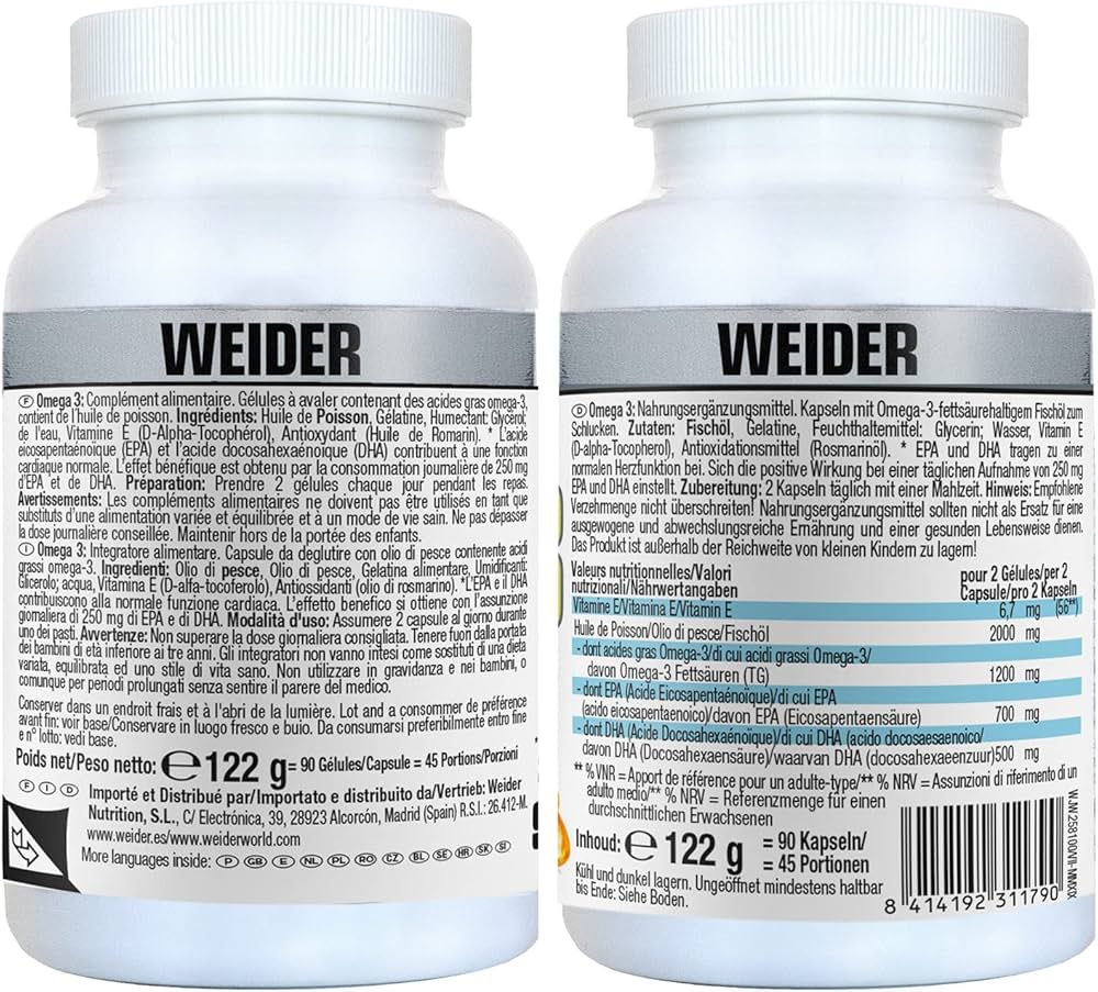 WEIDER OMEGA 3