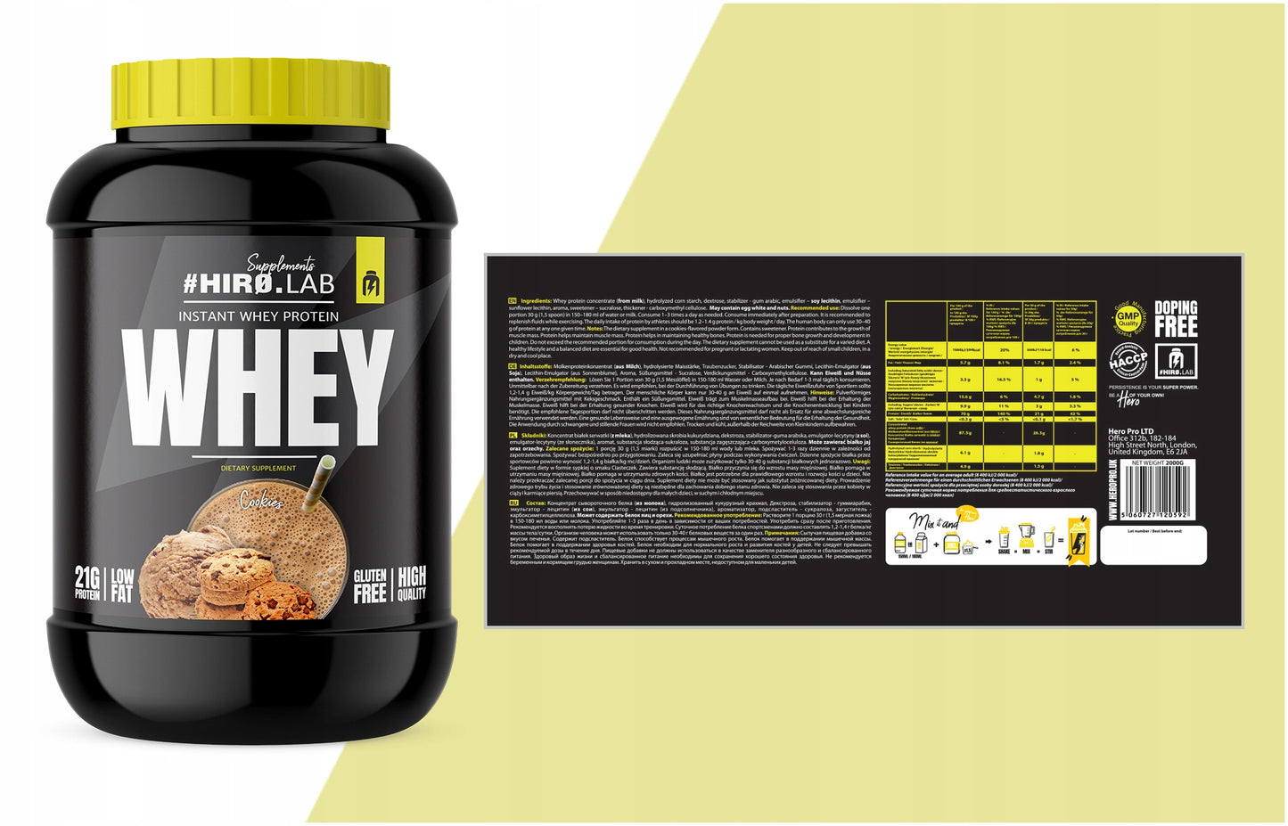 HIROLAB WHEY PROTEIN 2KG